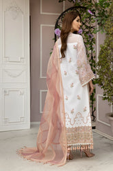 D#08 Alizeh Dhaagay Luxury Emb Chiffon Collection 323 V-1